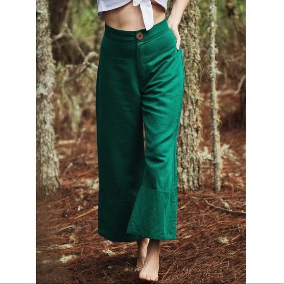 OLETTE Filipina Verde Pants - Picture 1 of 7